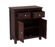 Ivendral Sheesham Wood Cabinet and Sideboard (Walnut Finish)