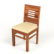 Ravendor Sheesham Wood Dining Set 4 Seater (Honey Finish)