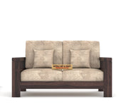 New Outer 6 Seater Solid Wood Sofa (Walnut Finish)