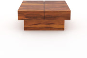 Korvethan Sheesham Wood Center Table (Honey Finish)