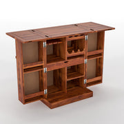 Nerthor Bar Cabinet (Honey Finish)