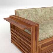 Devyash Sheesham Wood 3 Seater Sofa Bed With Storage (Teak Finish)