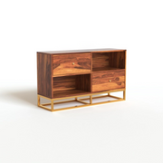 Sythorin Sheesham Wood Cabinet and Sideboard (Honey Finish)