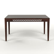 Selvian Sheesham Wood Dining Set 6 Seater (Walnut Finish)