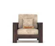New Outer 6 Seater Solid Wood Sofa (Walnut Finish)