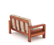 New Outer 7 Seater Solid Wood Sofa (Honey Finish)