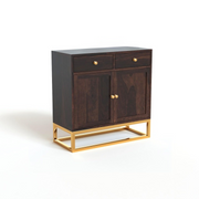 Thorlentis Sheesham Wood Cabinet and Sideboard (Walnut Finish)