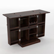 Nerthor Bar Cabinet (Walnut Finish)