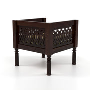 Yokriayn 6 Seater Solid Wood Sofa (Walnut Finish)
