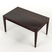 Selvian Sheesham Wood Dining Set 6 Seater (Walnut Finish)