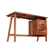Brenvian Sheesham Wood Study Table (Honey Finish)