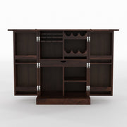 Nerthor Bar Cabinet (Walnut Finish)