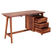 Brenvian Sheesham Wood Study Table (Honey Finish)