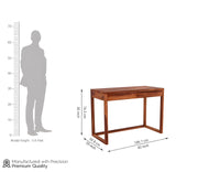 Alverion Sheesham Wood Study Table (Honey Finish)