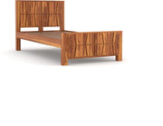 Drendolis Sheesham Wood Single Size Bed (Honey Finish)