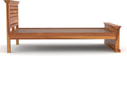 Golveris Sheesham Wood Single Size Bed (Honey Finish)