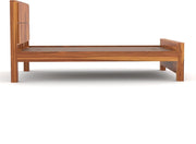 Drendolis Sheesham Wood Single Size Bed (Honey Finish)