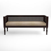 Zevorius Sheesham Wood Divan with Mattress (Honey Finish)