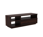 Fendthorin Sheesham Wood Tv Unit with Shelf Storage (Walnut Finish)